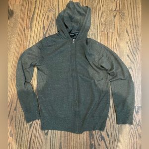 Banana Republic hooded zip up sweater in good condition